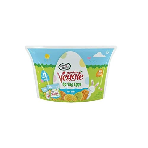 Sensible Portions Garden Veggie Chips Spring Easter Eggs Sea Sal...
