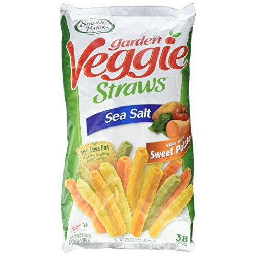 Sensible Portions Garden Veggie Straws Sea Salt 25 Oz. 1.56 Lb.
