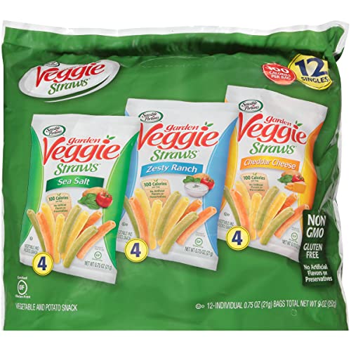 Sensible Portions Garden Veggie Straws Variety Pack, Sea Salt, Z...