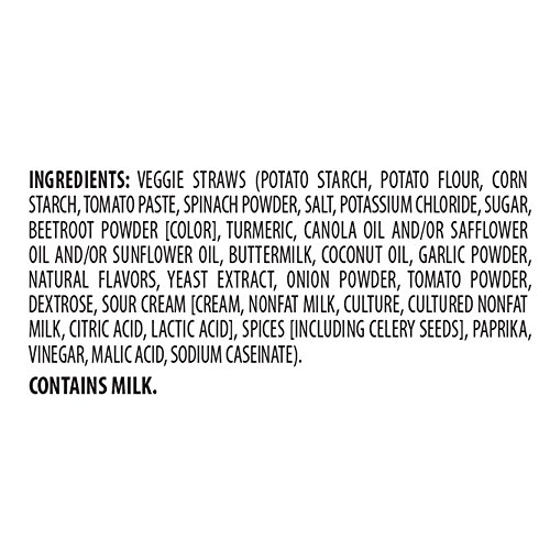 Sensible Portions Garden Veggie Straws, Zesty Ranch, 2.75 Oz Pa