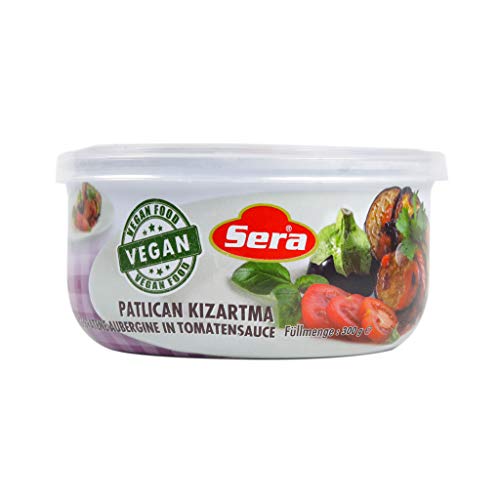 Sera Fried Eggplant Slices In Tomato Sauce, Vegan, 100% All Natu