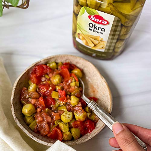 Sera Okra In Brine Ready To Eat &Amp; Healthy! 1.43 Lb