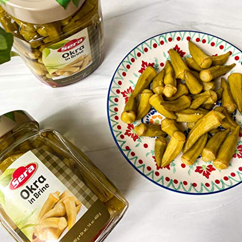 Sera Okra In Brine Ready To Eat &Amp; Healthy! 1.43 Lb