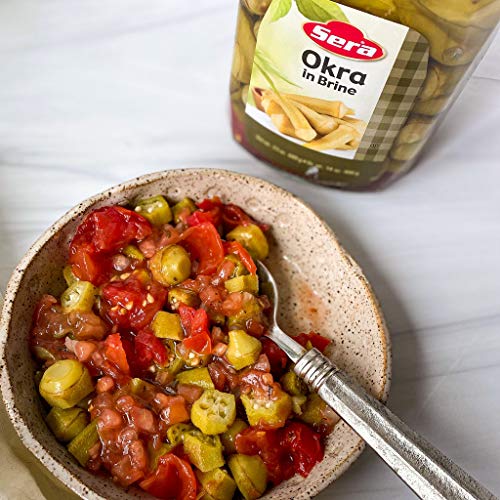 Sera Okra In Brine Ready To Eat &Amp; Healthy! 1.43 Lb