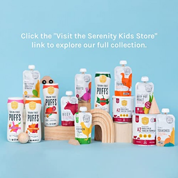 Serenity Kids 6+ Months Baby Food Pouches Puree Made With Ethica
