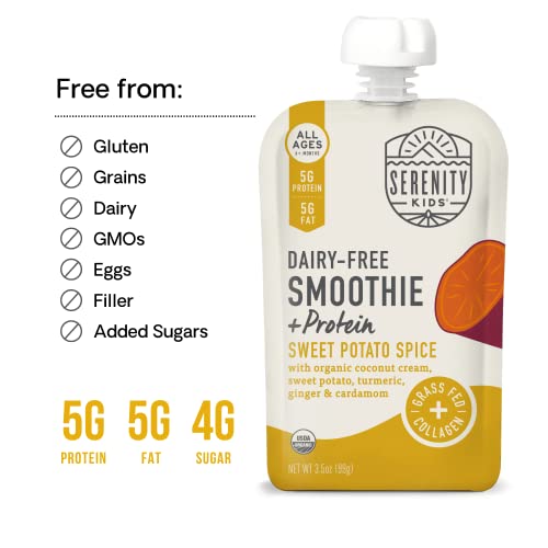 Serenity Kids 6+ Months Dairy-Free Smoothie Baby Food | Usda Org