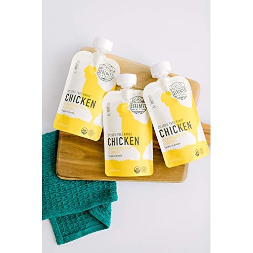 Serenity Kids Baby Food, Free Range Chicken With Organic Peas An