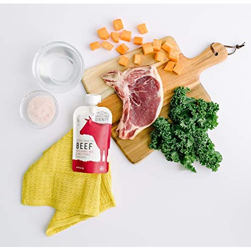 Serenity Kids Baby Food, Grass Fed Beef With Organic Kale And Sw