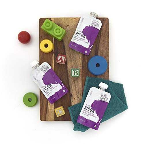 Serenity Kids Baby Food, Grass Fed Bison With Organic Kabocha Sq