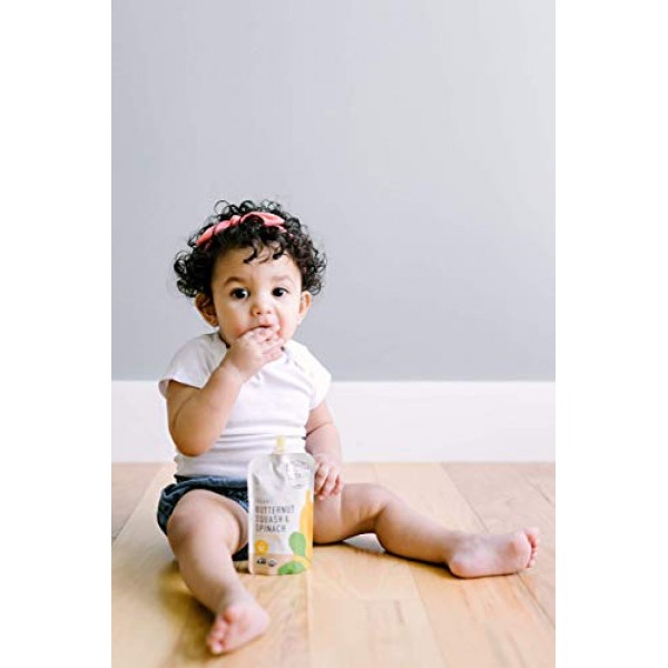 Serenity Kids Baby Food, Organic Butternut Squash and Spinach wi...