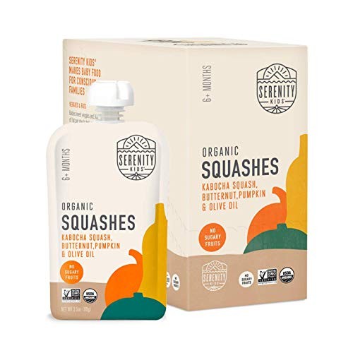 Serenity Kids Baby Food, Organic Kabocha Squash, Butternut And P