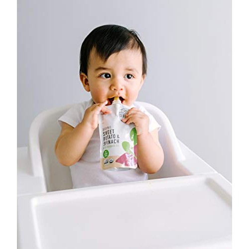 Serenity Kids Baby Food, Organic Sweet Potato And Spinach With A