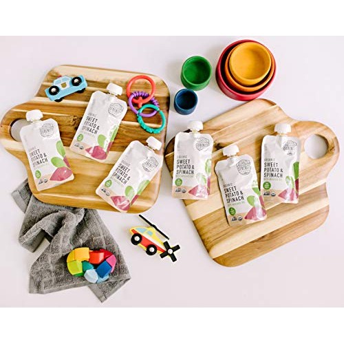 Serenity Kids Baby Food, Organic Sweet Potato And Spinach With A