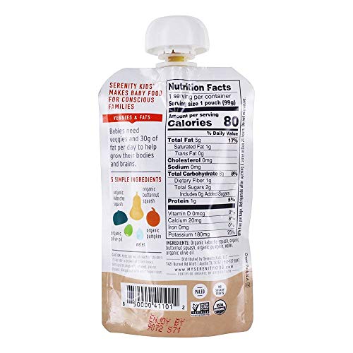 Serenity Kids, Squashes, 3.5 Ounce