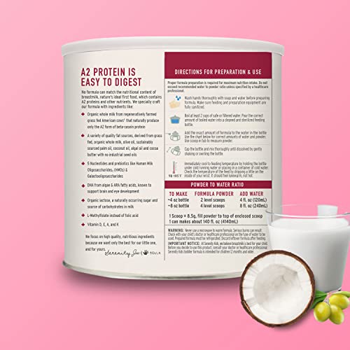 Serenity Kids Toddler Formula Powder Drink Made With Grass Fed O