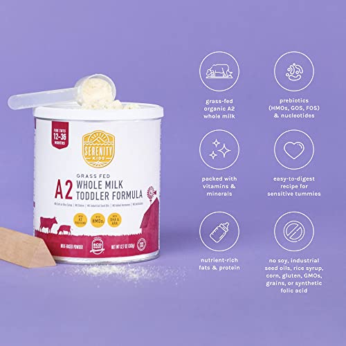Serenity Kids Toddler Formula Powder Drink Made With Grass Fed O