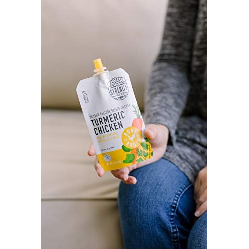 Serenity Kids Toddler Purees, Free Range Turmeric Chicken With B