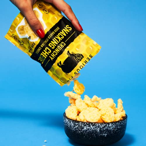 SERIOUS PIG Premium Import: Crunchy Snacking Cheese Snacks, Glut...