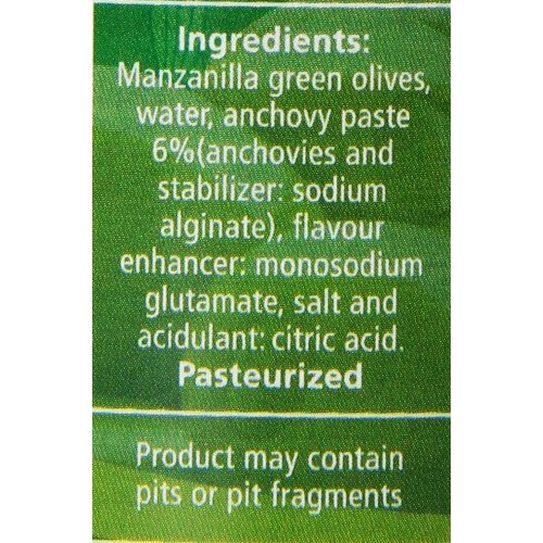 Serpis Olives Stuffed With Anchovies, 12.35 Ounce Pack Of 6