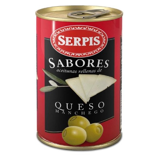 Serpis Manzanilla Green Spanish Olives Stuffed With Manchego Che