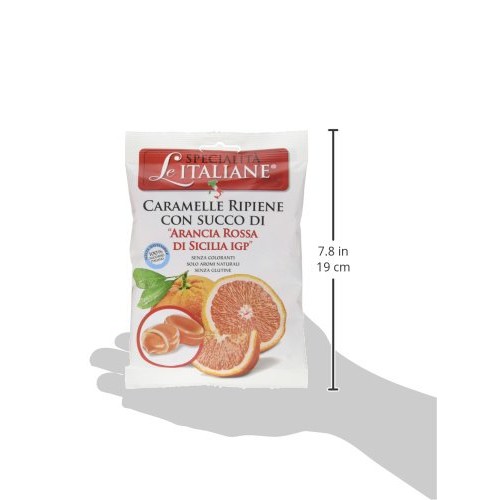 Serra Le Italiane, Italian Natural Hard Candy Filled With Red Or