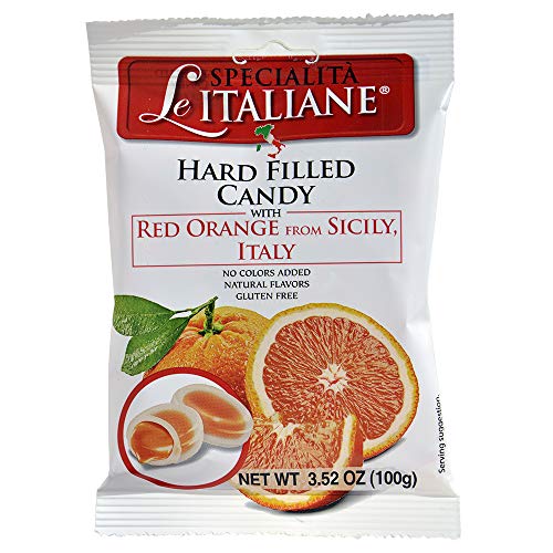 Serra Le Italiane, Italian Natural Hard Candy Filled With Red Or