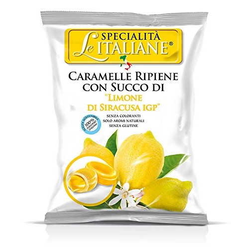 Serra Le Italiane, Italian Natural Hard Candy Filled With Lemon
