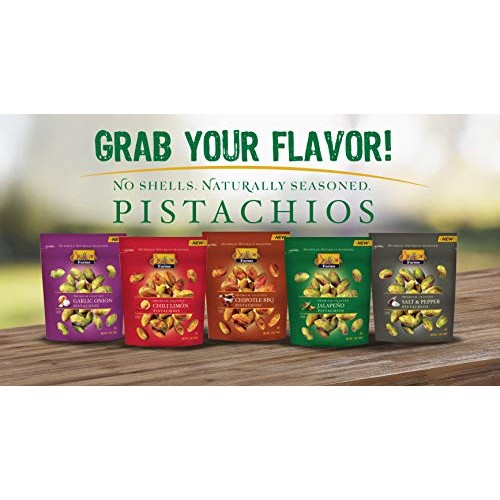 Setton Farms Seasoned Pistachio Kernels, Garlic Onion Flavored,