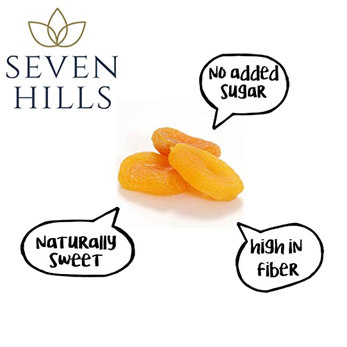 Seven Hills Dried Apricots Turkish 3 pounds, No Sugar Added, Uns...