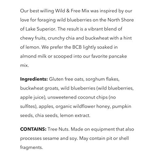 Seven Sundays Blueberry Chia Buckwheat Muesli Cereal, Gluten Fre