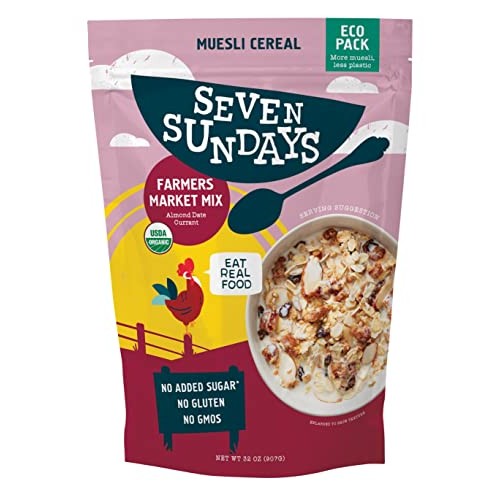 Seven Sundays Farmers Market Organic Almond Date Currant Muesli ...
