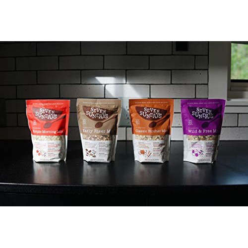 Seven Sundays Muesli Cereal 4-Flavor Variety Pack {12 Oz. Pouche