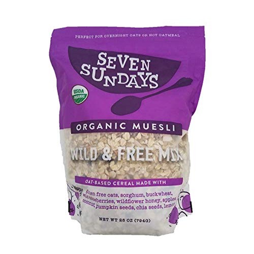Seven Sundays Organic Blueberry Chia 28 Oz 1.75 Lbs, 28 Oz