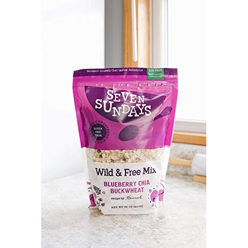 Seven Sundays Wild &Amp; Free Blueberry Chia Buckwheat Muesli Cereal