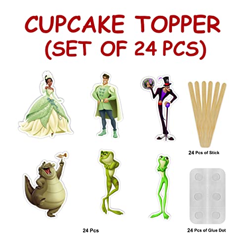 Seyal Prinss And The Frog Cupcake Topper