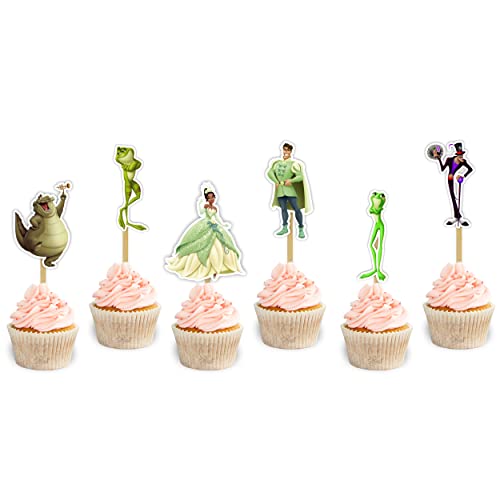 Seyal Prinss And The Frog Cupcake Topper