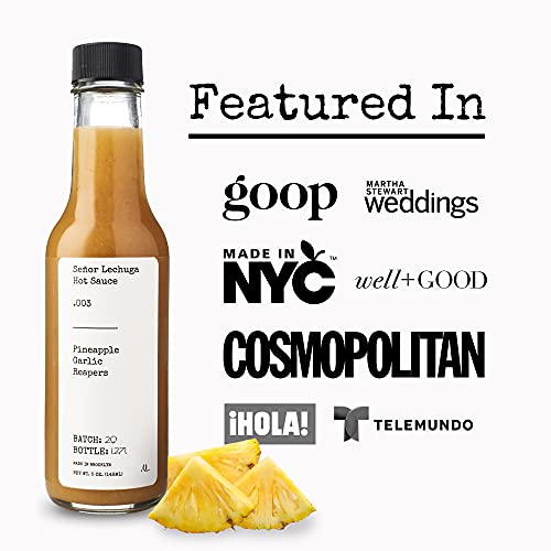Señor Lechuga Hot Sauce .003 Pineapple Garlic Reaper