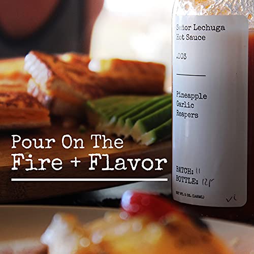 Señor Lechuga Hot Sauce .003 Pineapple Garlic Reaper