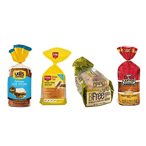 Gluten Free Bread Variety Pack, Contains: Udis Gf Delicious Whi