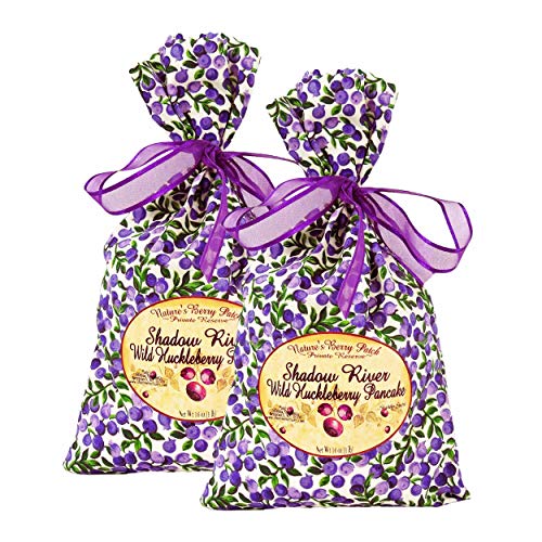 Shadow River Wild Huckleberry Gourmet Pancake Mix 16 Oz - Pack Of 2