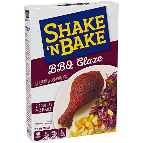 Shake N Bake Bbq Glaze Seasoned Coating Mix 6 Oz Box