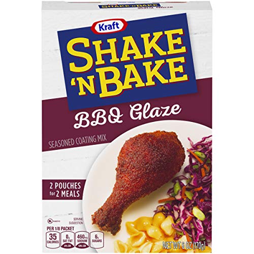 Shake N Bake Bbq Glaze Seasoned Coating Mix 6 Oz Box