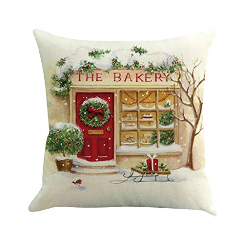 Shan-S Christmas Decoration Throw Pillow Covers 18 X 18 Inch, Me