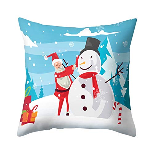 Shan-S Christmas Pillow Covers 18 X 18, Set Of 4 - Santa Claus