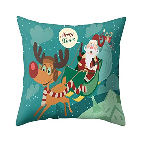 Shan-S Christmas Pillow Covers 18 X 18, Set Of 4 - Santa Claus