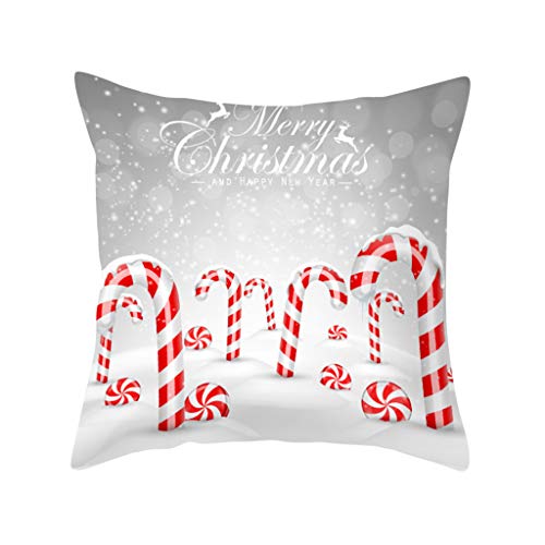 Shan-S Set Of 4 Christmas Throw Pillow Cover Decor Square Pillow