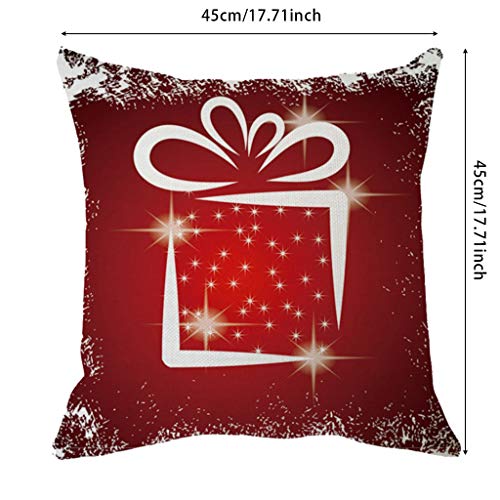 Shan-S Set Of 4 Happy Winter Snowflakes In Red Merry Cotton Line