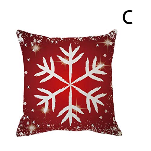 Shan-S Set Of 4 Happy Winter Snowflakes In Red Merry Cotton Line
