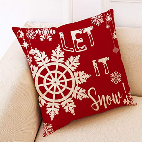 Shan-S Set Of 4 Merry Christmas Decorative Throw Pillow Covers 1