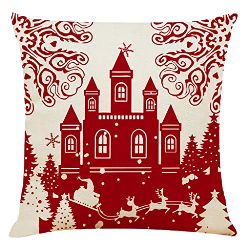 Shan-S Set Of 4 Merry Christmas Decorative Throw Pillow Covers 1